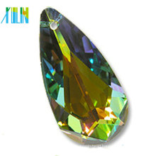 wholesale high quality teardrop shape crystal with hole